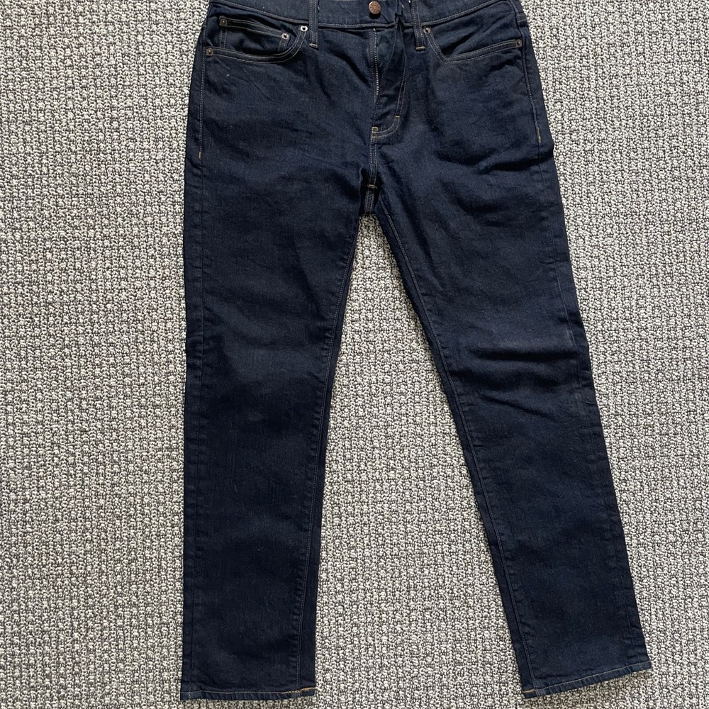 J Crew Slim-fit Jeans in Indigo Rinse (32 x 30)